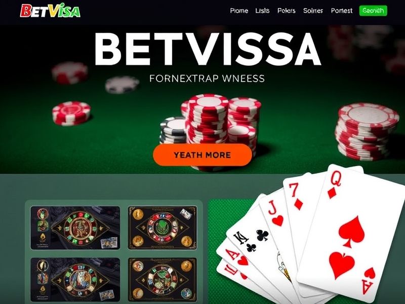 Welcome to Betvisa Login, the official platform for world-class online gambling. Discover competitive odds, live gaming, and secure betting at betvisa login.com. Start today!
